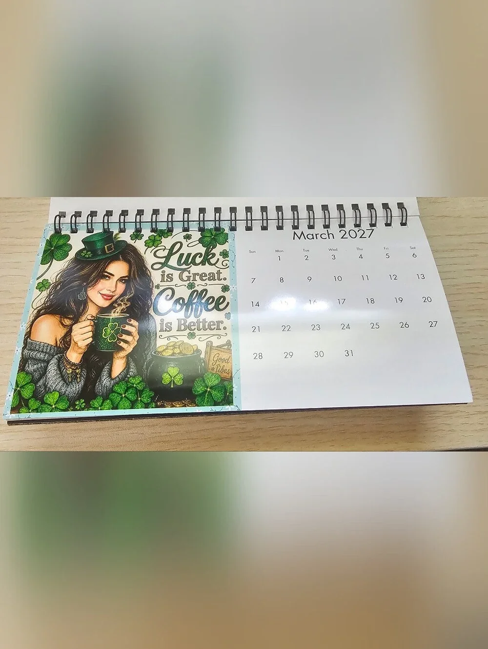 12 Months of Attitude 2027 Desk Calendar